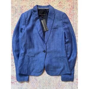 Banana Republic Lux Linen Chambray Blazer 2